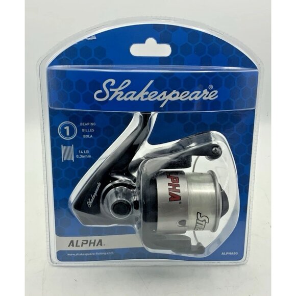 SHAKESPEARE SKP210 Alpha 50 Graphite Spinning Fishing Reel 14LB STREN line Spool - Picture 2 of 2